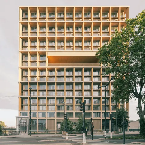 Europe's first habitable wooden skyscraper is in Paris. At 50 metres high, Wood up is the continent's first wooden-structured housing tower.