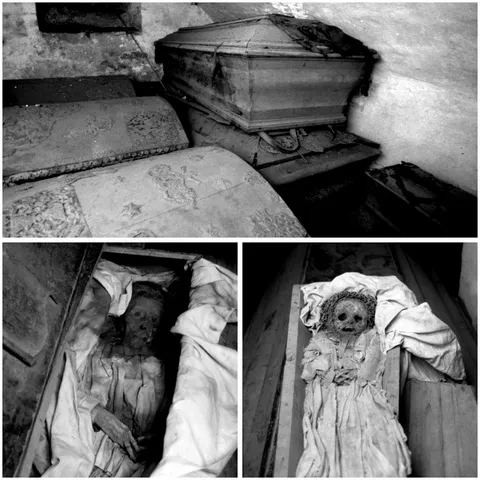 Mummies underneath my local church. Dates back to the sixteenth century.