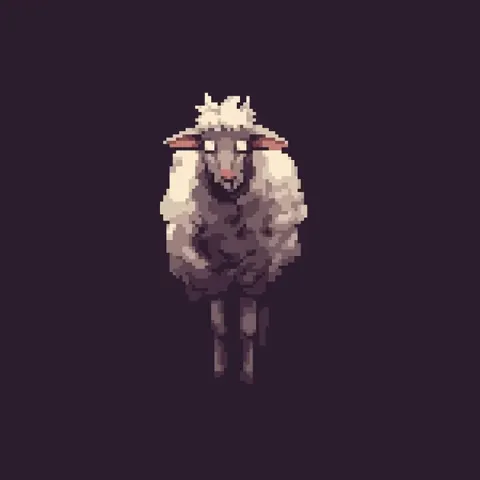 A sheep.