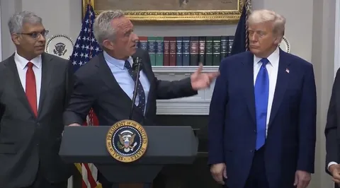 RFK Jr “ President Trump was taking money from the pharmaceutical industry, too. I think they gave you $100 million. But he can't be bought”