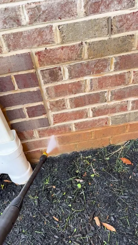 I took a shot at power washing my house after my father was convinced the bricks were just two different colors.