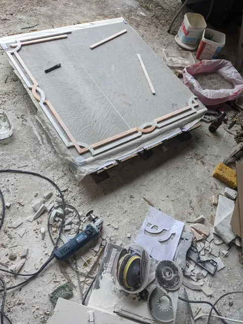 I had more time than money, and wanted to have a special entryway.