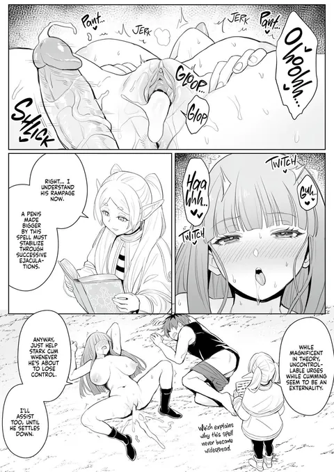 A Spell That Makes Your Dick Bigger (Sousou no Frieren) [English] [Decensored] [Digital]