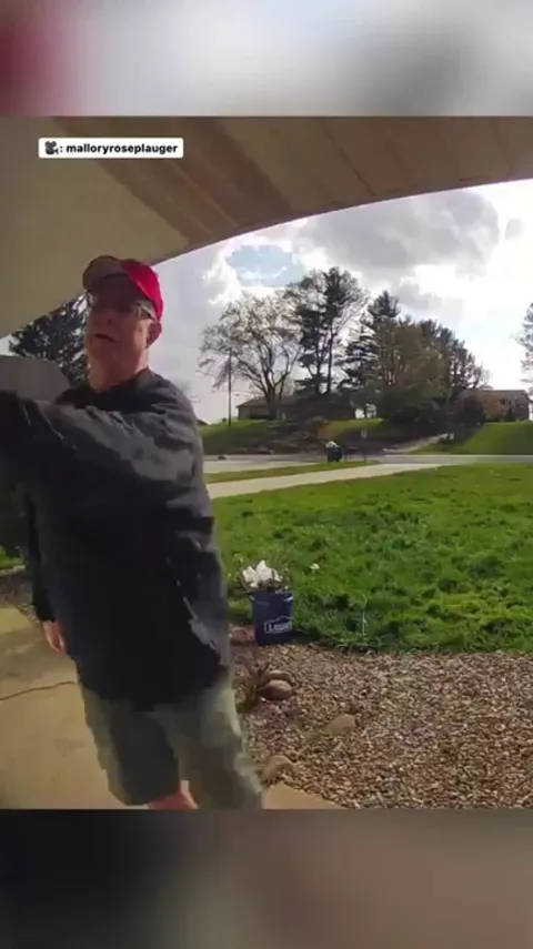 Guy comes over to lend a helping hand to his neighbor