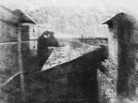 The world’s first photograph was taken in 1826 using an 8, hour exposure — here’s the eerie view from a window