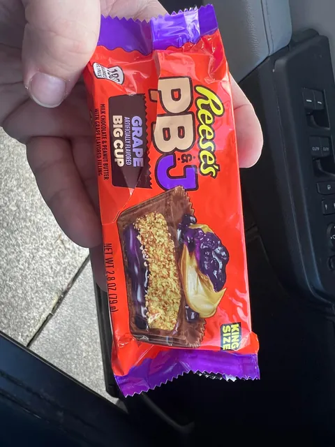 I gave in to my morbid curiosity. The “grape jelly” is weirdly waxy and tastes like medicine.