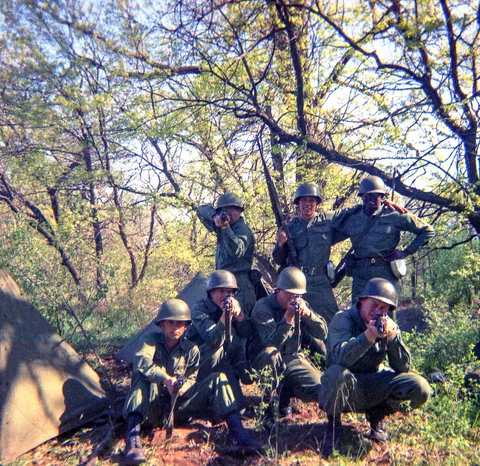 Some of my late uncles photo's from 1968 after he was drafted into the U.S. Army and sent to Vietnam. Photos are from his time in training and from after he was sent Vietnam. He can be seen in photos 1, 2, 6, 7, 8, 10, 12, 14, 15, 18, and 20.
