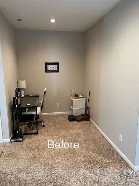 Turned our boring plain loft into a cozy reading nook for my wife’s birthday