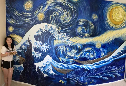 finally finished painting this bad boi so i baked cookies to celebrate :D