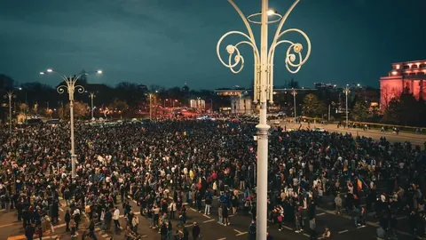 Pro European Demonstrations in Romania