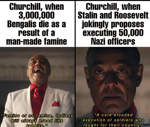 Not very based, Churchill