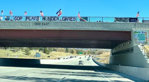 "FUND SNAP!" Overpass Protest - SLC 11.8.2025 [OC]