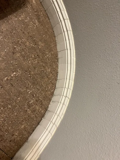 How do I go about fixing this previous (read old owner) DIY baseboard?