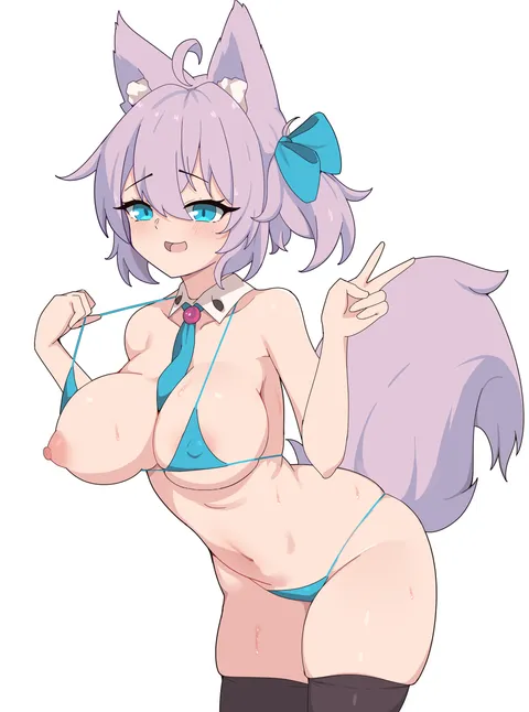 One foxy titty for good luck