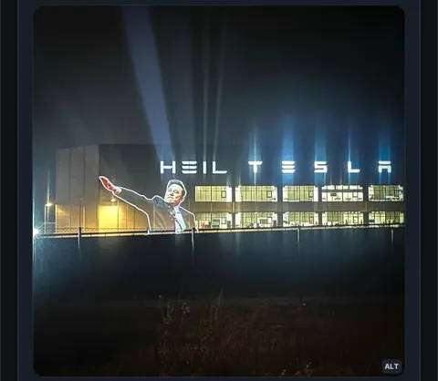 Projection sur la giga usine Tesla en Allemagne