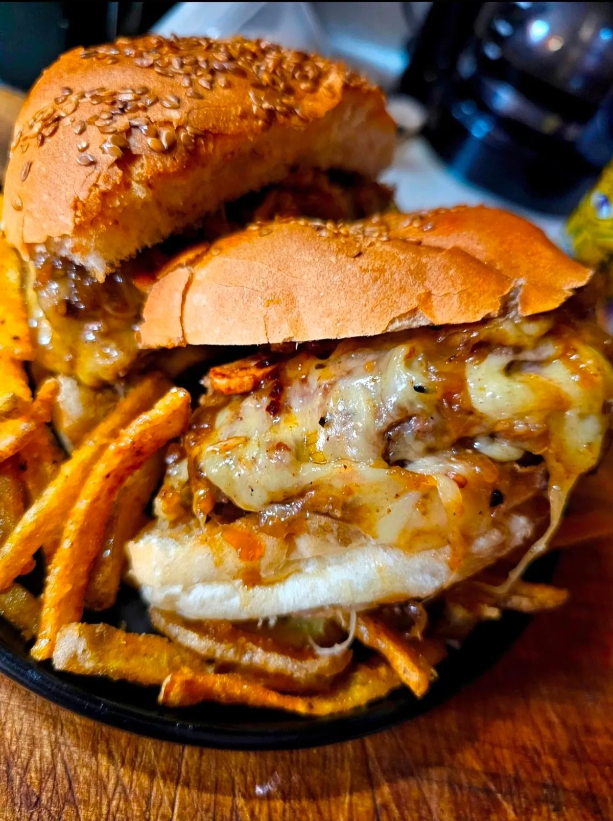 [Homemade] Burger &amp; Fries