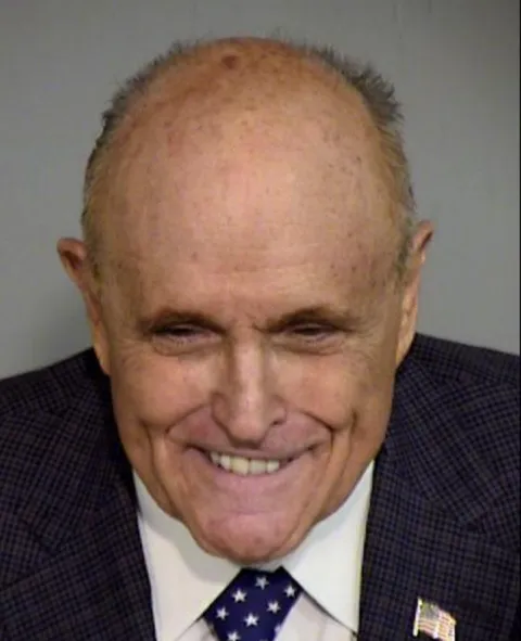 Maricopa County Sheriff's Office has released Rudy Giuliani's mugshot