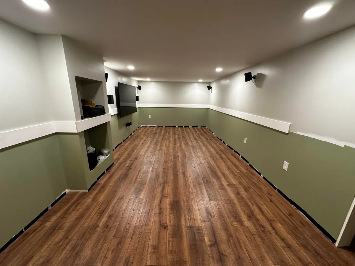 I finished a portion of my basement