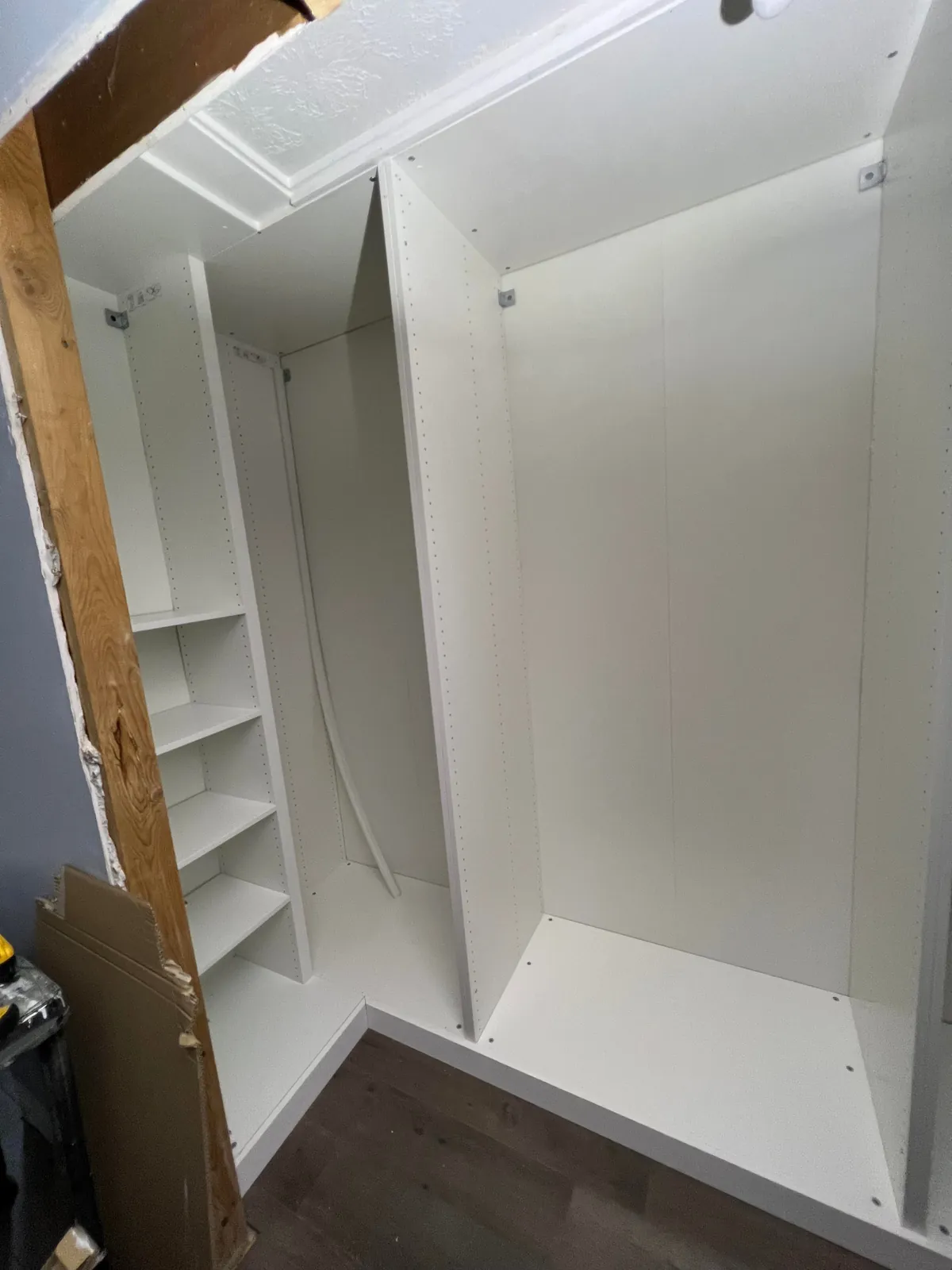 Transformed my tiny closet with IKEA 