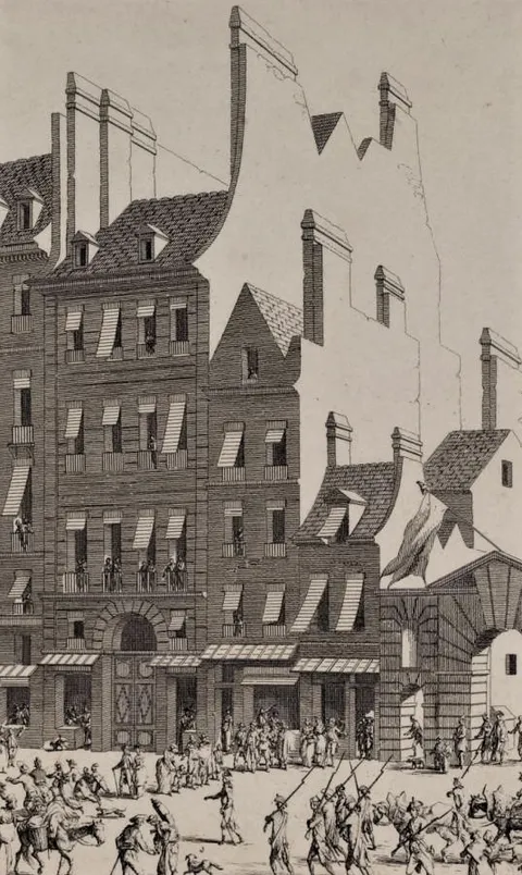 Why do these old Parisian buildings have such large chimney stacks?