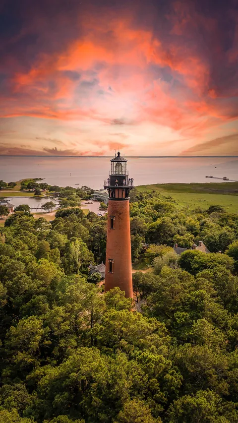ITAP of a lighthouse in Corolla Beach, NC
