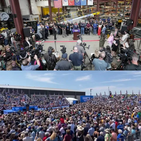 JD Vance vs Kamala Harris in Eau Claire, WI