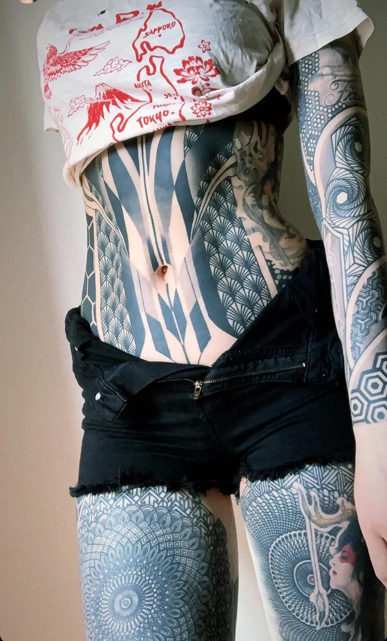 By Nissaco, who is tattooing out of Osaka, Japan. 