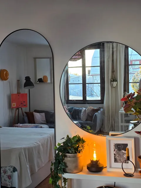 Woke up to a snowy view today