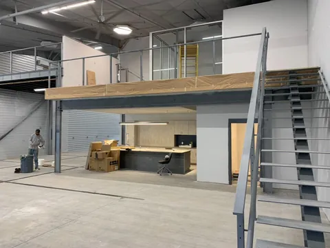 During construction. (No cars this time 🤓) 