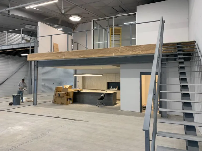 During construction. (No cars this time 🤓) 