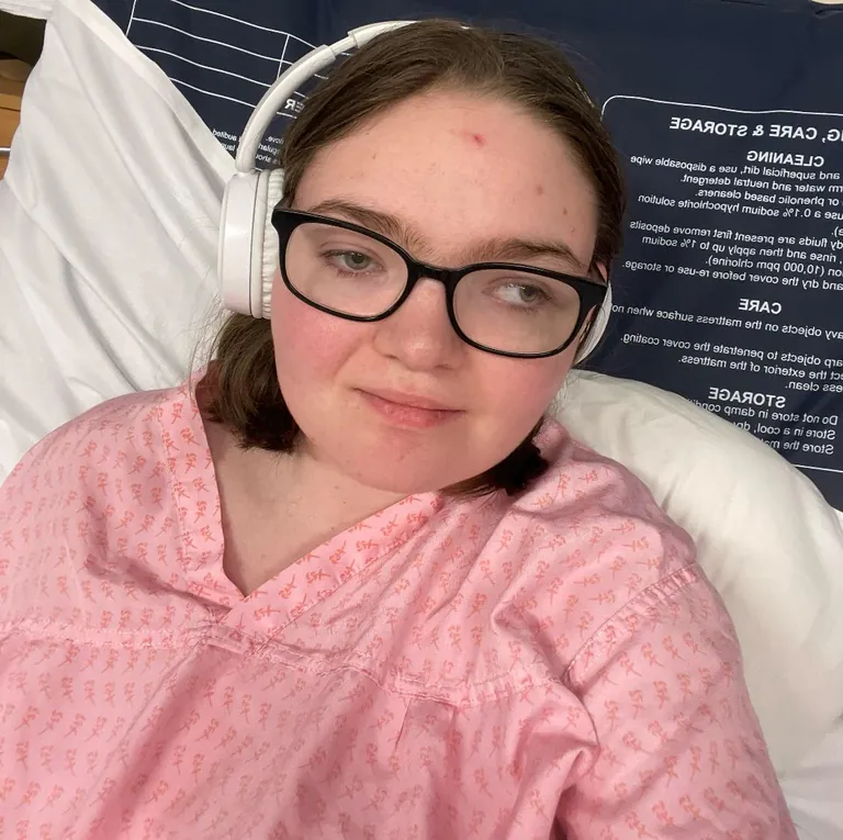 Hello, selfie from hospital