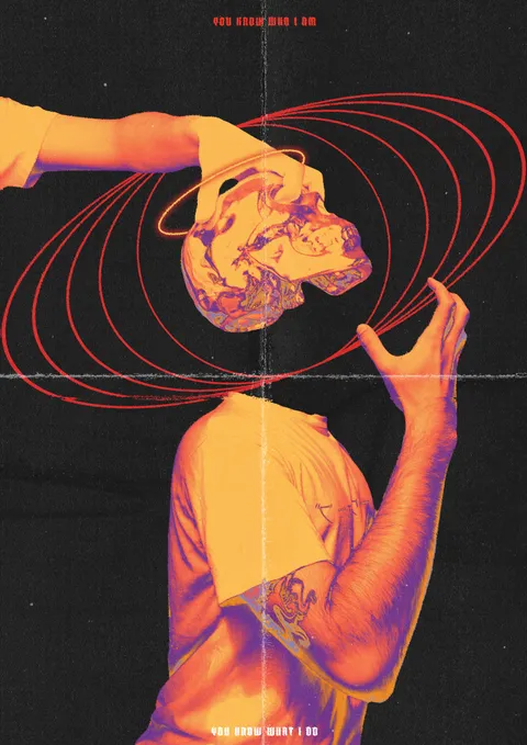 Made a self portrait using Photoshop but I'd like to know what I can improve about this