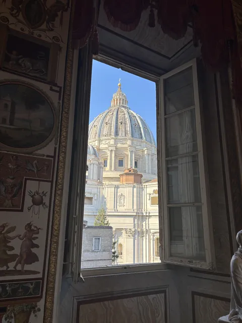 ITAP of St. Peter’s Basilica from the Vatican museum