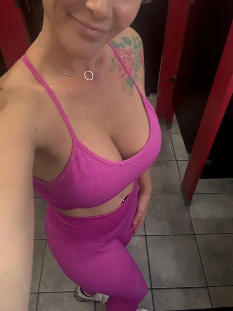 Milf at the gym