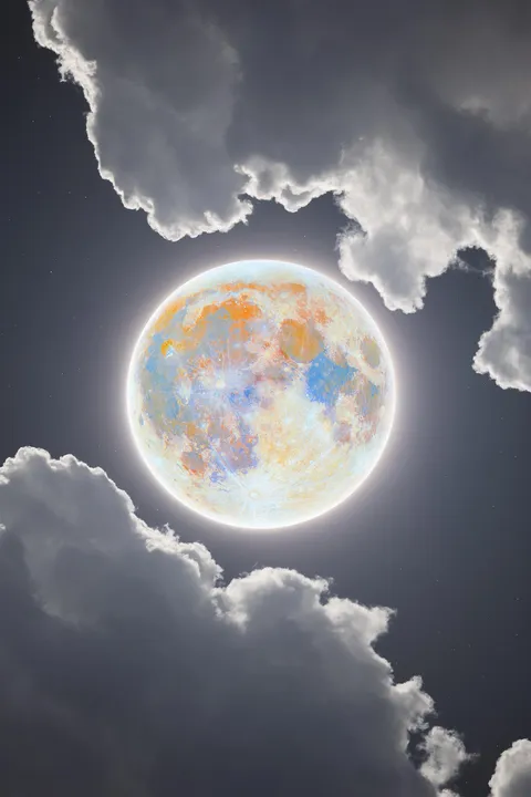 I captured the rare Supermoon of 2024 in high resolution from my backyard using an amateur telescope. [OC]