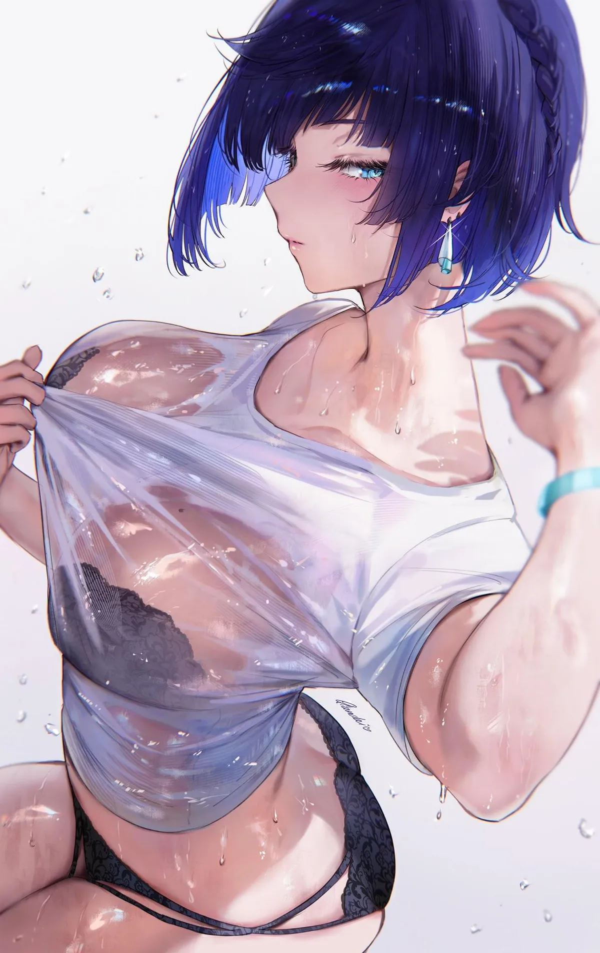 Yelan wet clothes