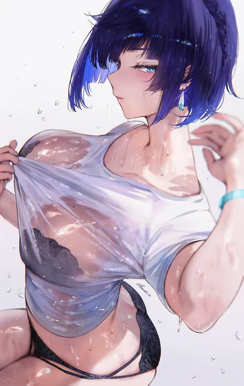 Yelan wet clothes