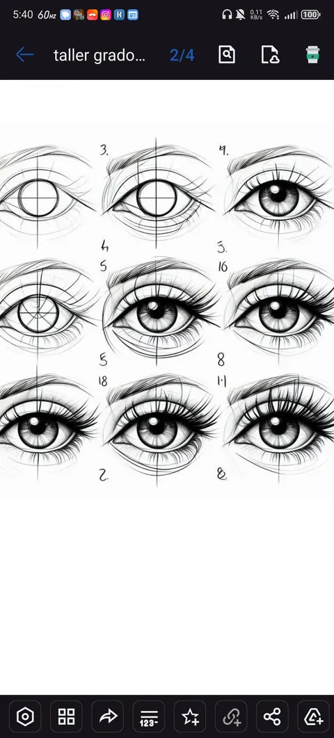 Our art teacher teaches us how to draw faces using AI-generated images