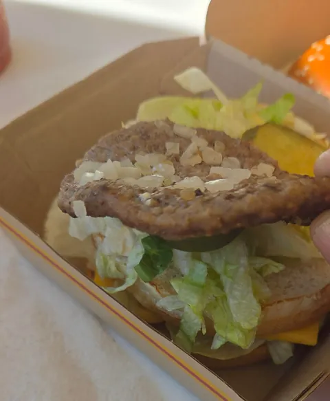 Are McDonald's hamburgers getting smaller and skinnier?