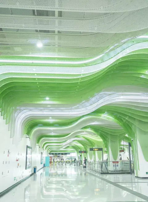 Chengdu Metro Station, China