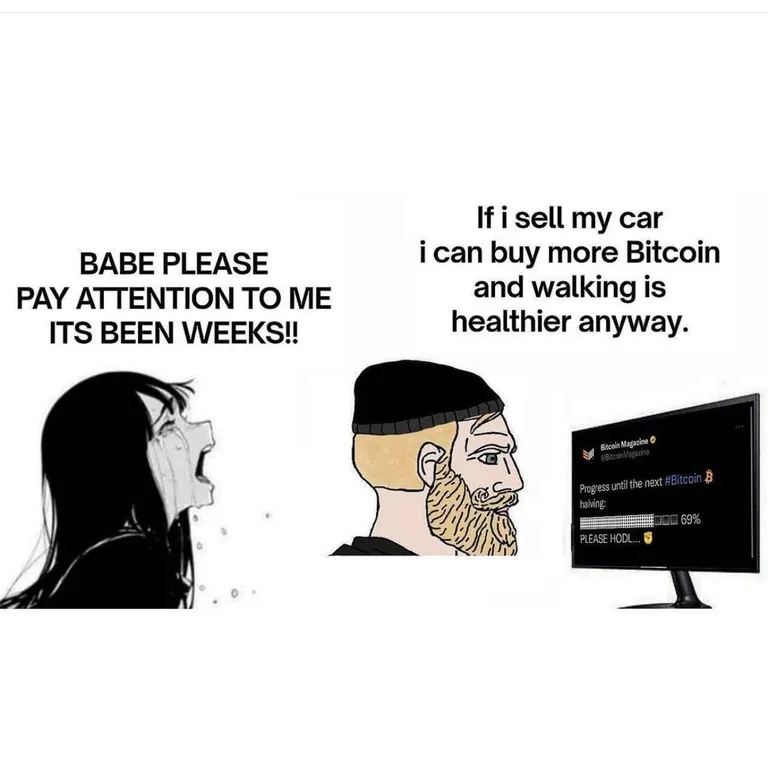 The car is temporary - Bitcoin is forever