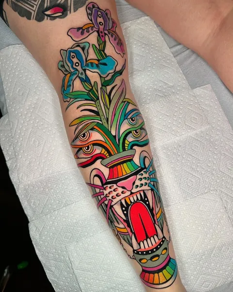 more pieces by me from 2025 • (IG: chidgeytattoos) • Austin, TX • Mirrored Perception