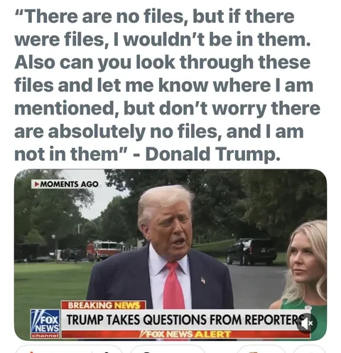 There are no files, but if you look in through those files I’m not in them. WTF?