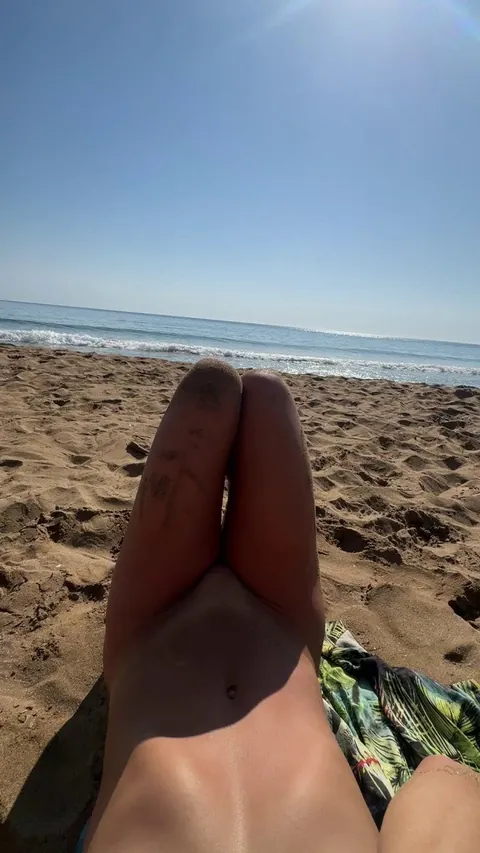 She is ready! Would you fuck my wife on the beach?