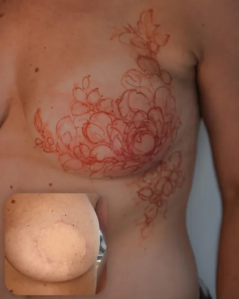 Scar tattoo cover ups (by me @karolinaszymanska_tattoo from Poland) 🌸