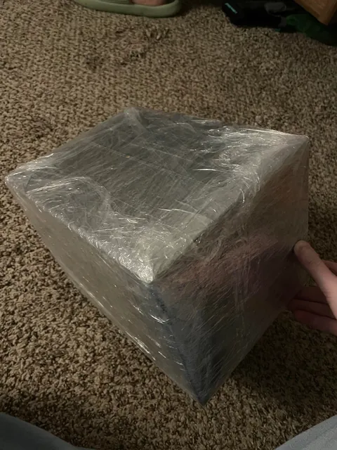 Wrapped this for my daughter this year (Outside to inside layers)