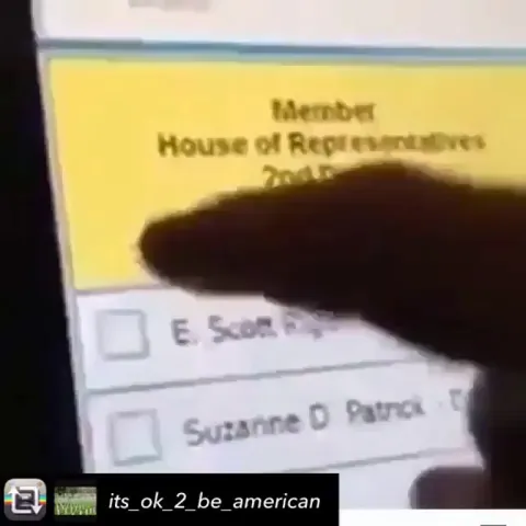 Please pay attention when you vote, because there may be a voter fraud in America.