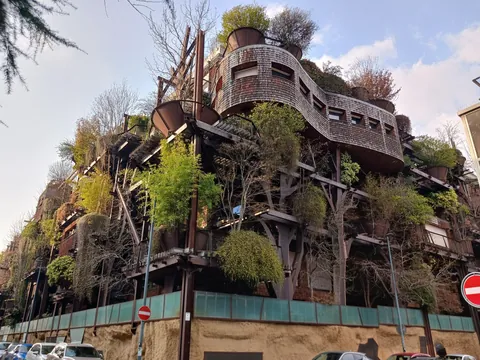 Absolutely insane apartment building in Turin I just stumbled upon