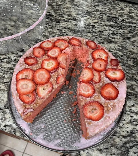 The way my wife cuts into her cake.
