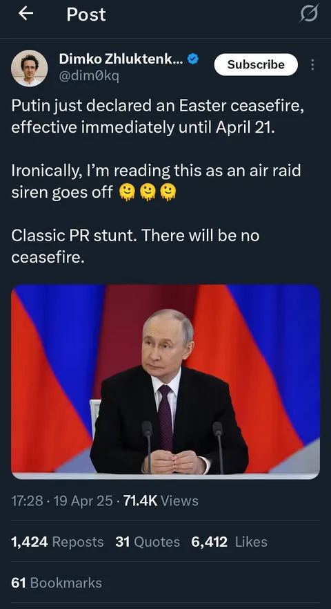 Russia lie, people die.